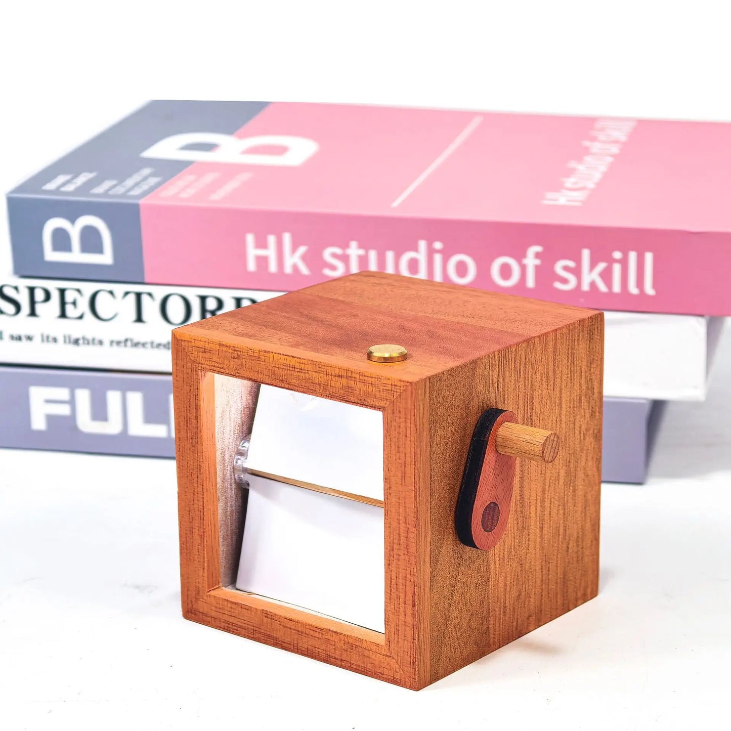 Custom Photo Flipbook Frame Animation Machine Mechanical Hand-Cranked Flipbook Box Photo Album with Light Unique Gifts